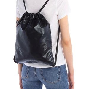 LOQI Metallic Black Backpack